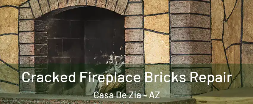 Cracked Fireplace Bricks Repair Casa De Zia - AZ