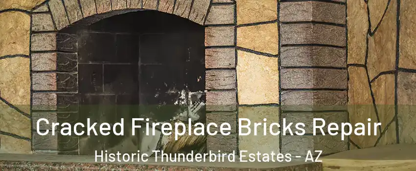 Cracked Fireplace Bricks Repair Historic Thunderbird Estates - AZ