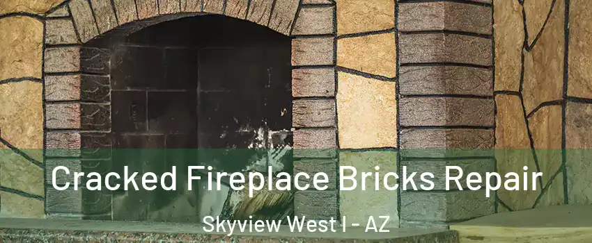 Cracked Fireplace Bricks Repair Skyview West I - AZ