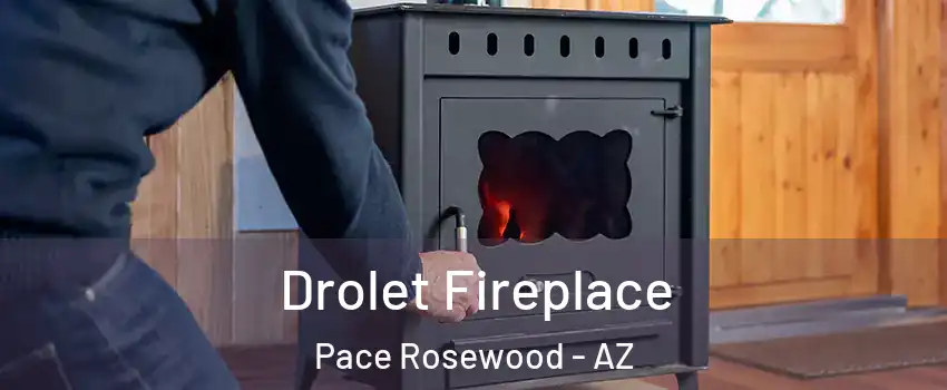 Drolet Fireplace Pace Rosewood - AZ