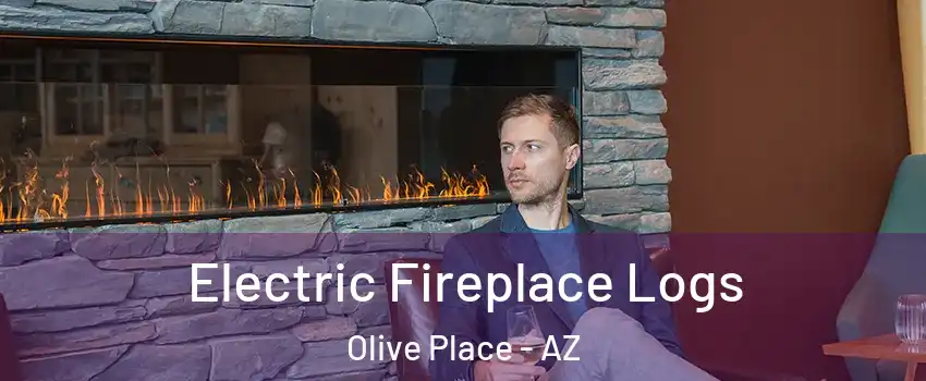 Electric Fireplace Logs Olive Place - AZ