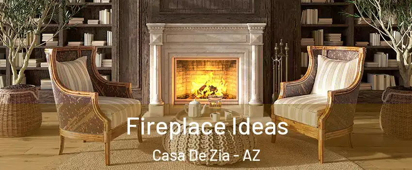 Fireplace Ideas Casa De Zia - AZ