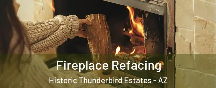 Fireplace Refacing Historic Thunderbird Estates - AZ