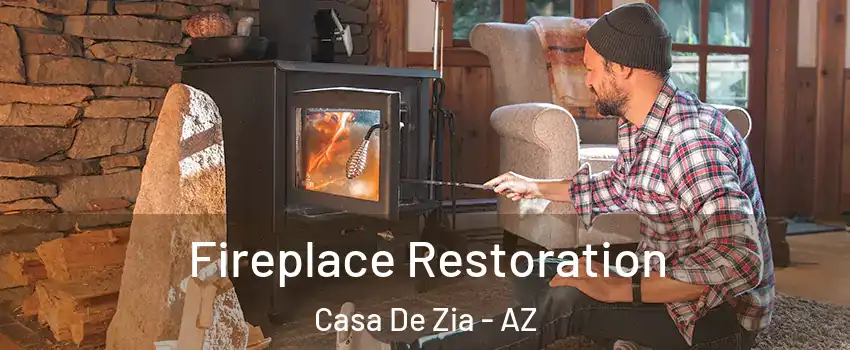 Fireplace Restoration Casa De Zia - AZ