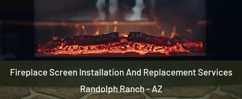 Fireplace Screen Installation And Replacement Services Randolph Ranch - AZ