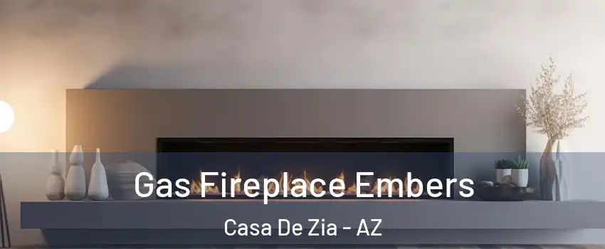 Gas Fireplace Embers Casa De Zia - AZ