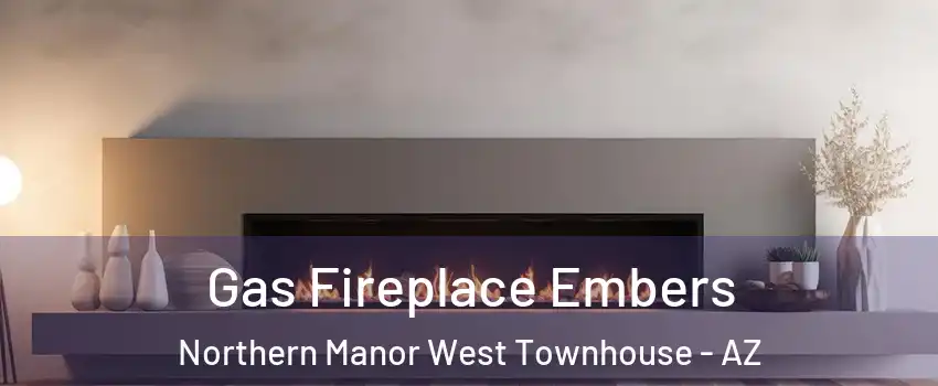 Gas Fireplace Embers Northern Manor West Townhouse - AZ