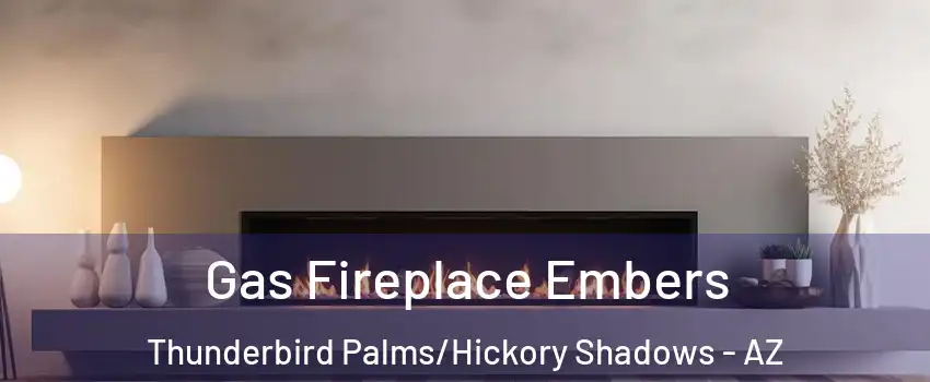 Gas Fireplace Embers Thunderbird Palms/Hickory Shadows - AZ