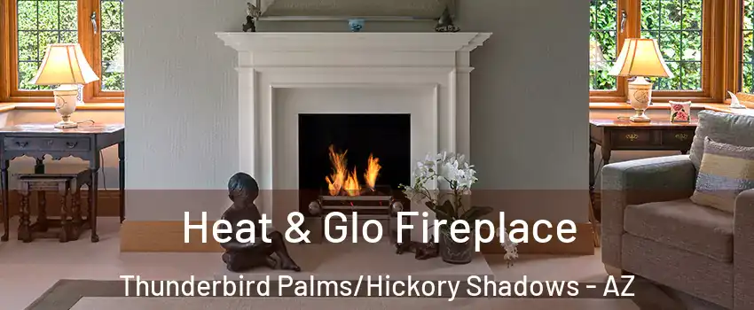 Heat & Glo Fireplace Thunderbird Palms/Hickory Shadows - AZ