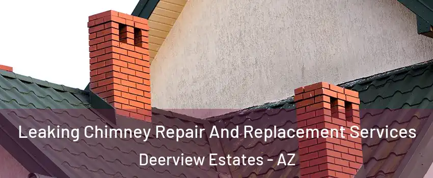 Leaking Chimney Repair And Replacement Services Deerview Estates - AZ