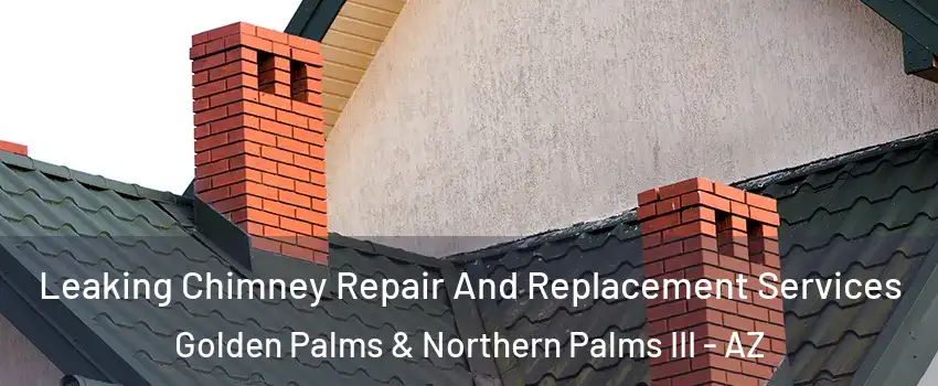 Leaking Chimney Repair And Replacement Services Golden Palms & Northern Palms III - AZ