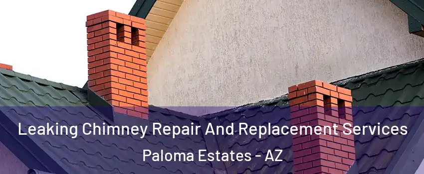 Leaking Chimney Repair And Replacement Services Paloma Estates - AZ