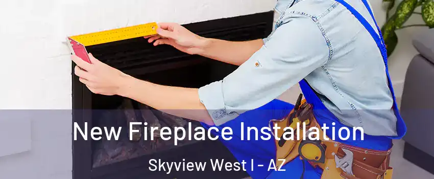 New Fireplace Installation Skyview West I - AZ